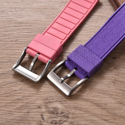 Premium FKM Rubber Watch Band 20mm 22mm Quick Release Diving Waterproof Watch Straps Soft Durable Unisex FPM Bracelets