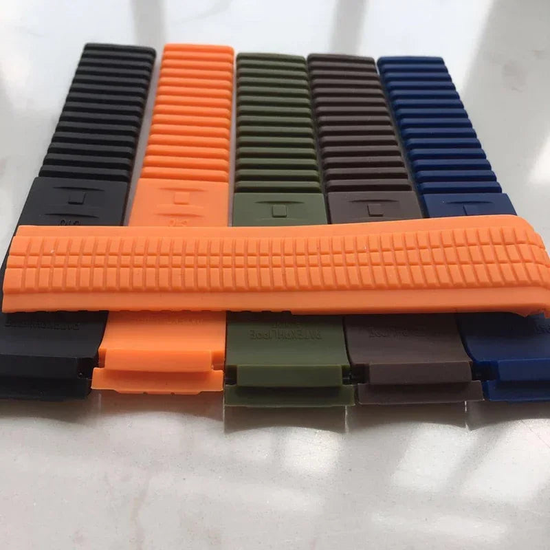 Bracelet de montre 21mm pour Patek Philippe Aquanaut série 5164/5167, étanche, Anti-poussière, en caoutchouc, en Silicone, sans Logo