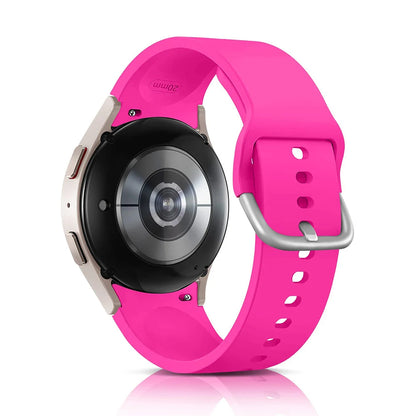 Bracelet en Silicone pour Samsung Galaxy Watch 7 6 5 4 44mm 40mm pro 45mm Sport 20mm Bracelet de montre Galaxy Watch6 Classic 43mm 47mm