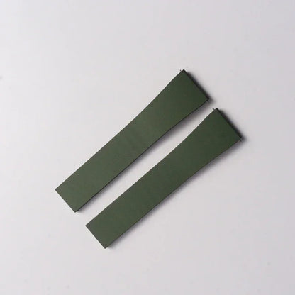 Nuovo design CTS Cinturino per orologio in gomma fluorocarbonica da 18 mm, 20 mm, 22 mm, 21 mm con fibbia a farfalla a sgancio rapido, cinturino in FKM da tagliare su misura