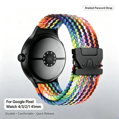 Bracelet à boucle en Nylon pour Google Pixel Watch4/3/2/1(41mm), Bracelet de montre intelligente, ceinture en Nylon, accessoires pour Pixel Watch