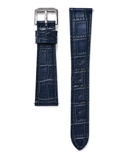 Premium Quick Release Bamboo Grain Leather Classic Watch Bands 16mm 18mm 19mm 20mm 21mm 22mm for Men Women Soft Leather Strap