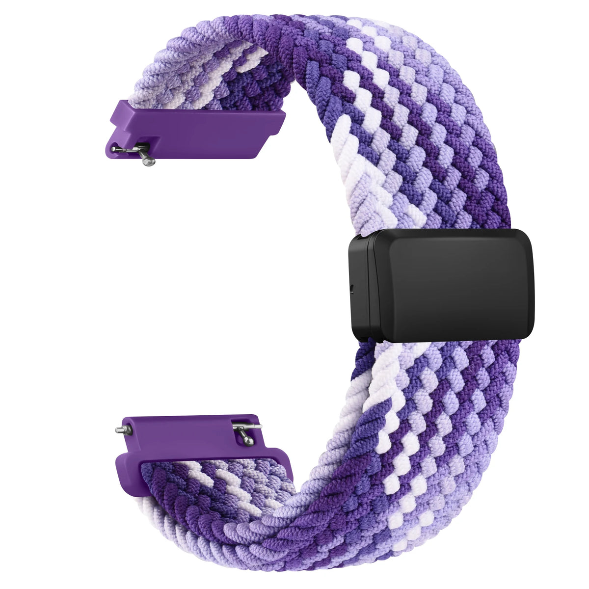 Bracelet tressé 18/20/22mm pour Garmin Vivoactive 4 5 3 S/Venu 3 2s Sq 2 Plus/Forerunner 265 255S 645 245 Music/Vivomove