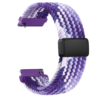 Bracelet tressé 18/20/22mm pour Garmin Vivoactive 4 5 3 S/Venu 3 2s Sq 2 Plus/Forerunner 265 255S 645 245 Music/Vivomove