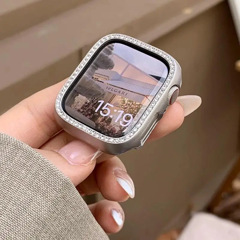 Diamond Case for Redmi Watch 6 5 4 3 Active 3 Lite, Shiny Protection for iWatch Series Redmi Watch 5 Active Lite