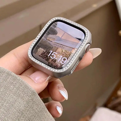 Diamond Case for Redmi Watch 6 5 4 3 Active 3 Lite, Shiny Protection for iWatch Series Redmi Watch 5 Active Lite