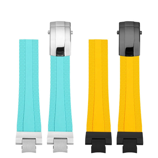 Bracelet en caoutchouc FKM pour Casio Steel Heart 4ème génération 5657 GST-B400 GST B400, bracelet en fluororubber modifié à libération rapide pour hommes