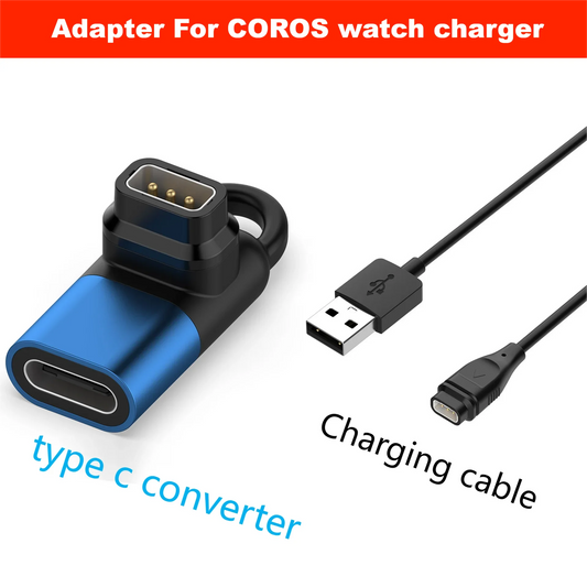 Adattatore per cavo di ricarica USB per COROS PACE 3 2/COROS APEX 2 Pro/COROS APEX Pro APEX 42/COROS VERTIX 2, accessori per caricabatterie