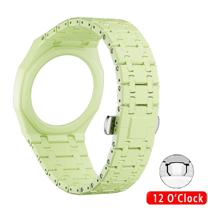 Ceramic case and bracelet for Swatch X AP Royal Pop, integrated modification accessories to transform a pocket watch into a wristwatch