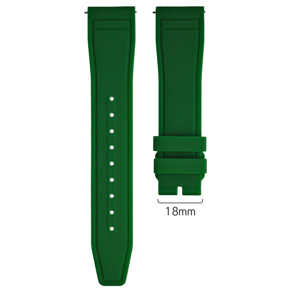 Cinturino per orologio in gomma naturale 20 mm 21 mm 22 mm per IWC Big Pilot's Mark XX IW3282 IW3881 Cinturino in silicone colorato a sgancio rapido