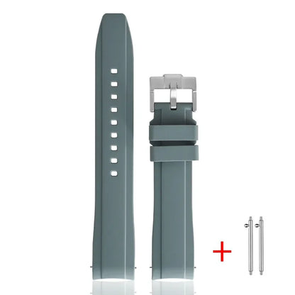 Cinturino in gomma TPU per Omega X Swatch MoonSwatch, ad ansa curva, in silicone, a sgancio rapido, da 20 mm, per cinturino per orologio planetario Snoopy