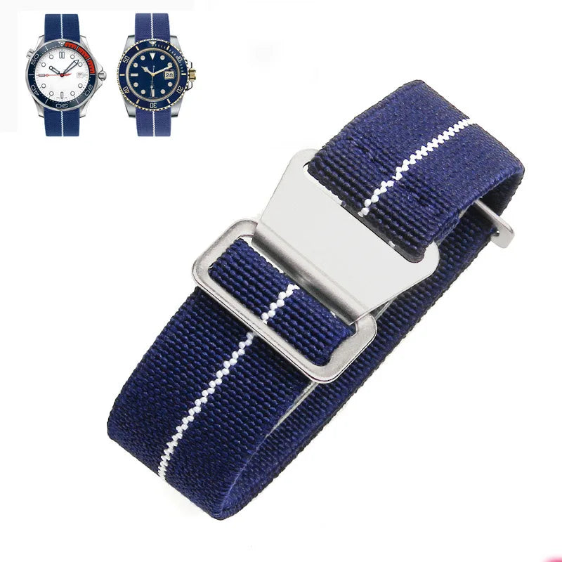 Nylon Watch Strap for Seiko Water Ghost Tudor Samsung, 18mm 20mm 22mm, Universal Men's Sport SmartWatch Band
