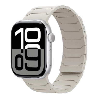 Magnetisches Armband für Apple Watch, 46 mm 44 mm 45 mm 40 mm 42 mm 41 mm, aus Silikon, Correa, Armband für IWatch Serie 11 10 SE 9 8 7 6 5 4 3