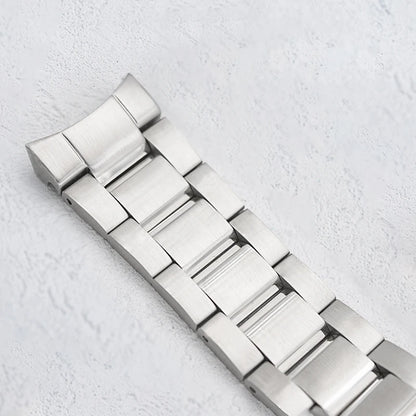Bracelet de montre en acier inoxydable éventuelles B185, fermoir pliant, extrémité incurvée solide, compatible avec boîtier éventuelles B185, remplacements de bracelet, 20mm
