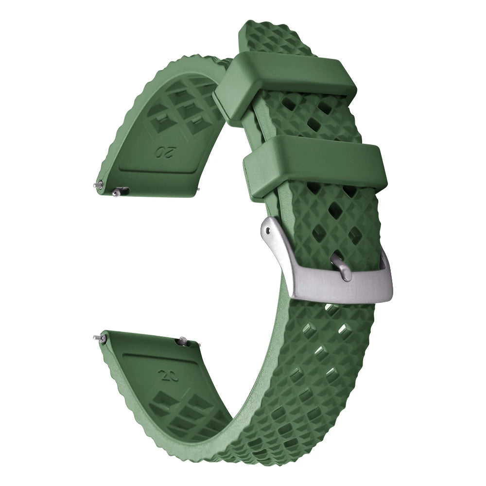 Cinturino per orologio Rapide Premium in gomma a nido d'ape - Universale