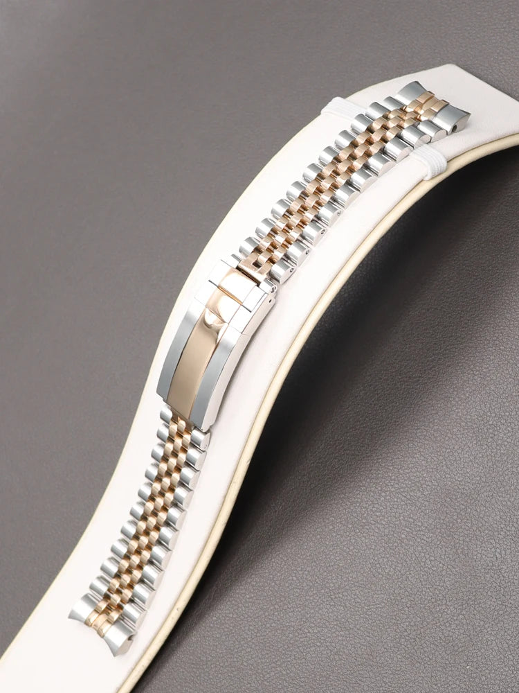 Bracciale di lusso in acciaio inossidabile, 20mm, per Datejust Air King Oyster SUB GMT, cinturino di ricambio da uomo stile Jubilee