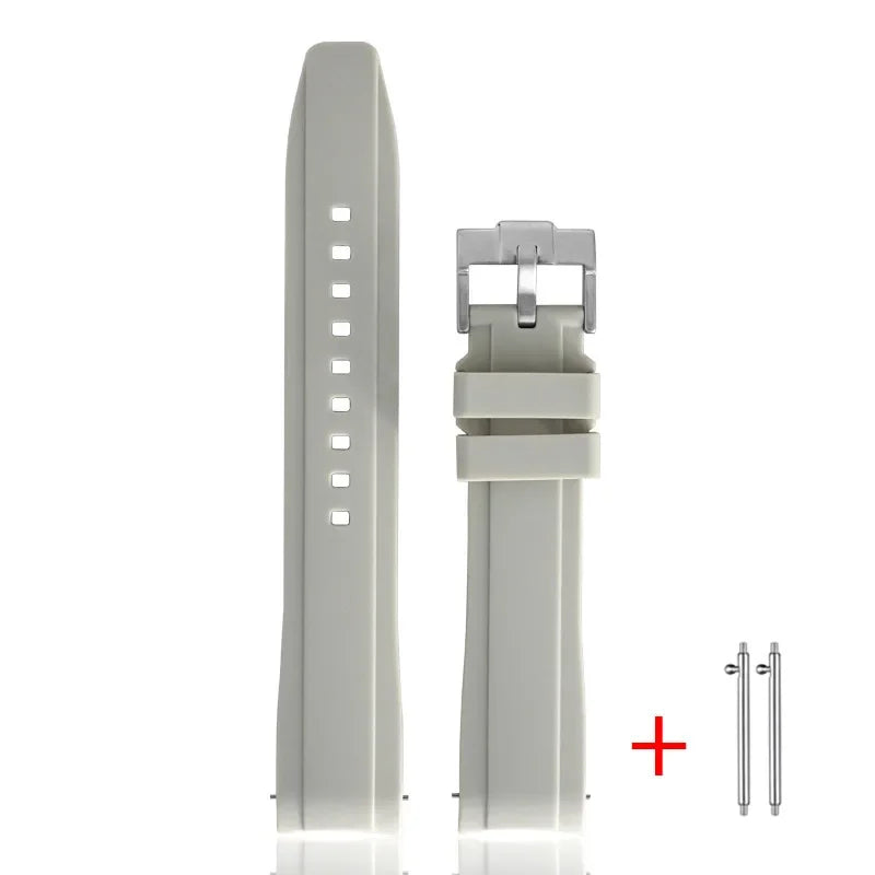 Cinturino in gomma TPU per Omega X Swatch MoonSwatch, ad ansa curva, in silicone, a sgancio rapido, da 20 mm, per cinturino per orologio planetario Snoopy