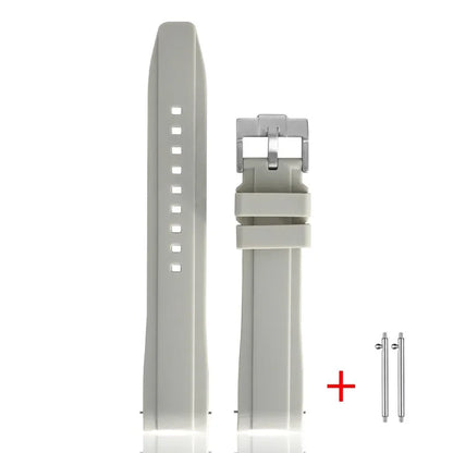 Cinturino in gomma TPU per Omega X Swatch MoonSwatch, ad ansa curva, in silicone, a sgancio rapido, da 20 mm, per cinturino per orologio planetario Snoopy