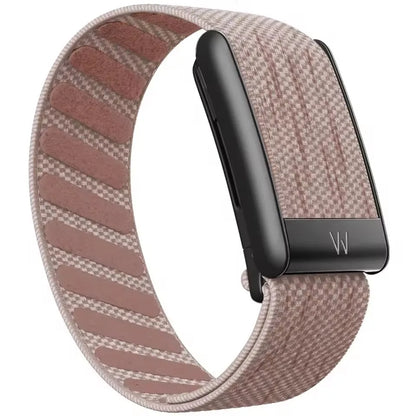 Black, Silver, and Gold Bracelet for Whoop 5.0 Mg, Bracelet with W Logo, Elastic Woven Nylon Band, Sport Replacement Straps for Whoop
