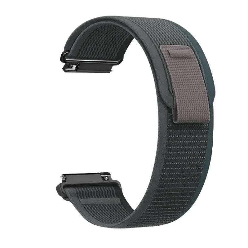 Sangle à boucle en Nylon pour Garmin Forerunner 965 955 570 970 165 55, 20mm 22mm, Bracelet Garmin Venu 3-2/Active 6-5/Vivomove Trend