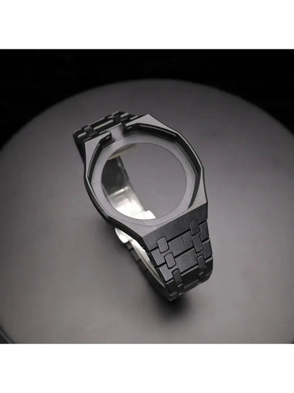 316L Stainless Steel Case and Strap for Swatch X AP Royal Pop, integrated modification accessories to convert a pocket watch into a wrist watch