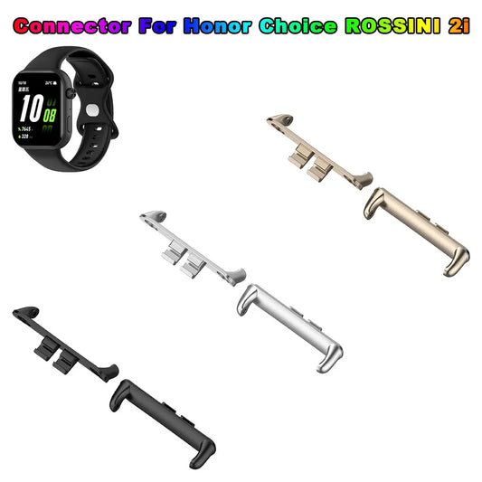Adattatore per cinturino in metallo, 2 pezzi, connettore per cinturino da 20 mm per Honor Choice Rossini 2i, adattatore per cinturino per smartwatch