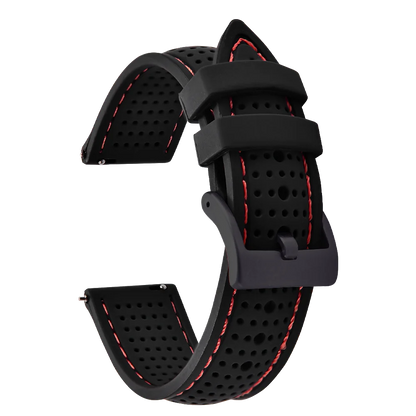 Bracelet de Sport en Silicone pour hommes, 18mm 20mm 22mm, en caoutchouc étanche, bracelet de remplacement pour Samsung S3 Huawei Watch GT2 46mm Amazfit GTR