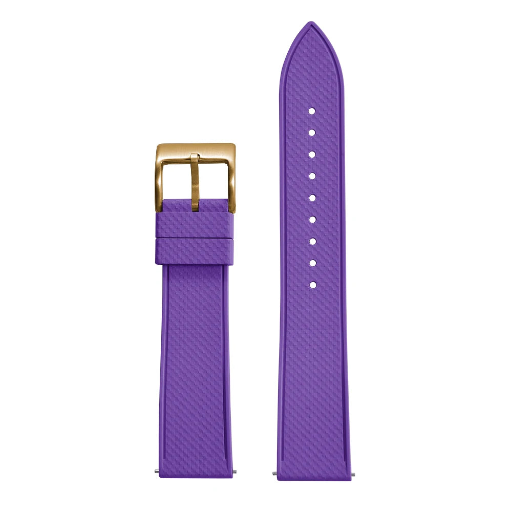 Premium FKM Rubber Watch Band 20mm 22mm Quick Release Diving Waterproof Watch Straps Soft Durable Unisex FPM Bracelets