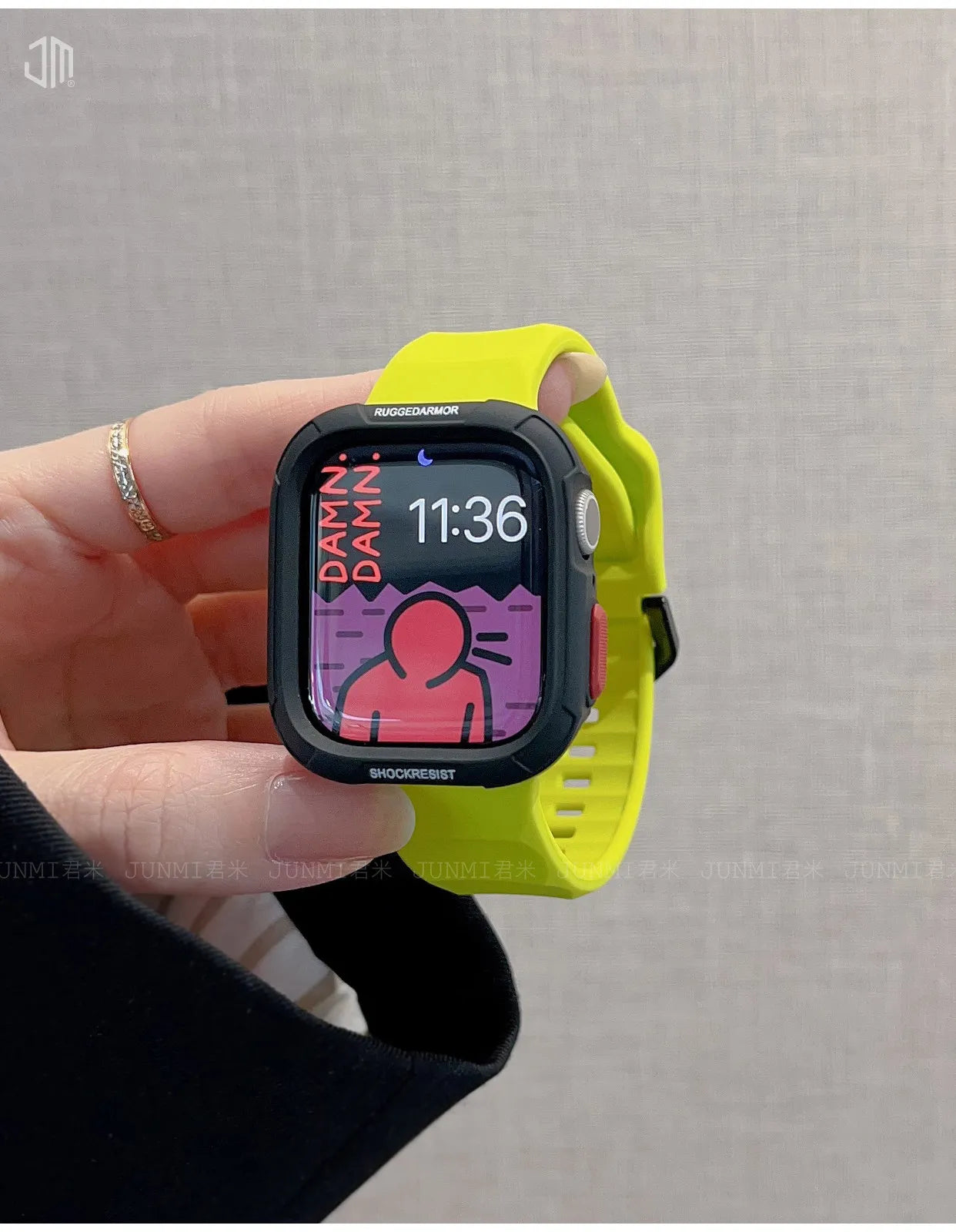 Liquid Silicone Strap + TPU Case for iWatch 10 9 8 SE 7 6 for Apple Watch 42MM 46MM 49MM