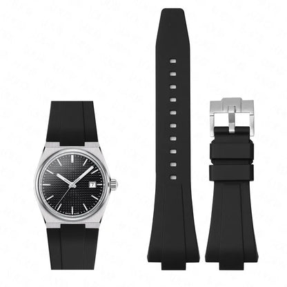 Bracelet en Silicone pour Tissot PRX, série 35MM/40MM, pour hommes et femmes, décontracté, mode, bracelet en caoutchouc de remplacement + outils à dégagement rapide