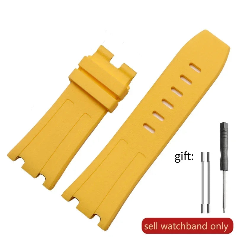 Pour AP Audemars et Piguet 15703 Royal Oak Offshore série étanche en caoutchouc Silicone bracelet de montre 28mm accessoires de montre hommes