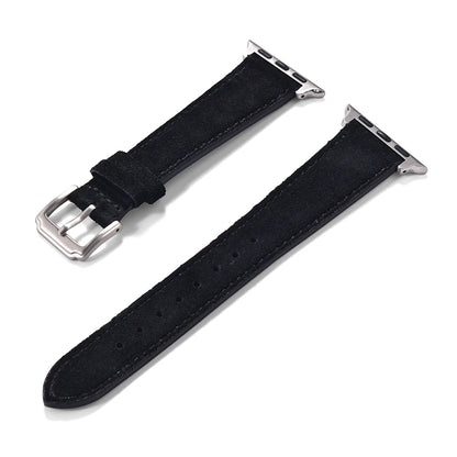 Cinturino per orologio in pelle scamosciata marrone 38mm 40mm 41mm per iWatch 8 7 6 5 SE, cinturino di ricambio 42mm 44mm 45mm per Apple Watch da donna e uomo