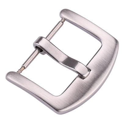 Boucles de bracelet de montre en métal, fermoirs en acier inoxydable, argent, noir, or, accessoires, vente en gros, 18mm, 20mm, 22mm, 24mm, 20 pièces