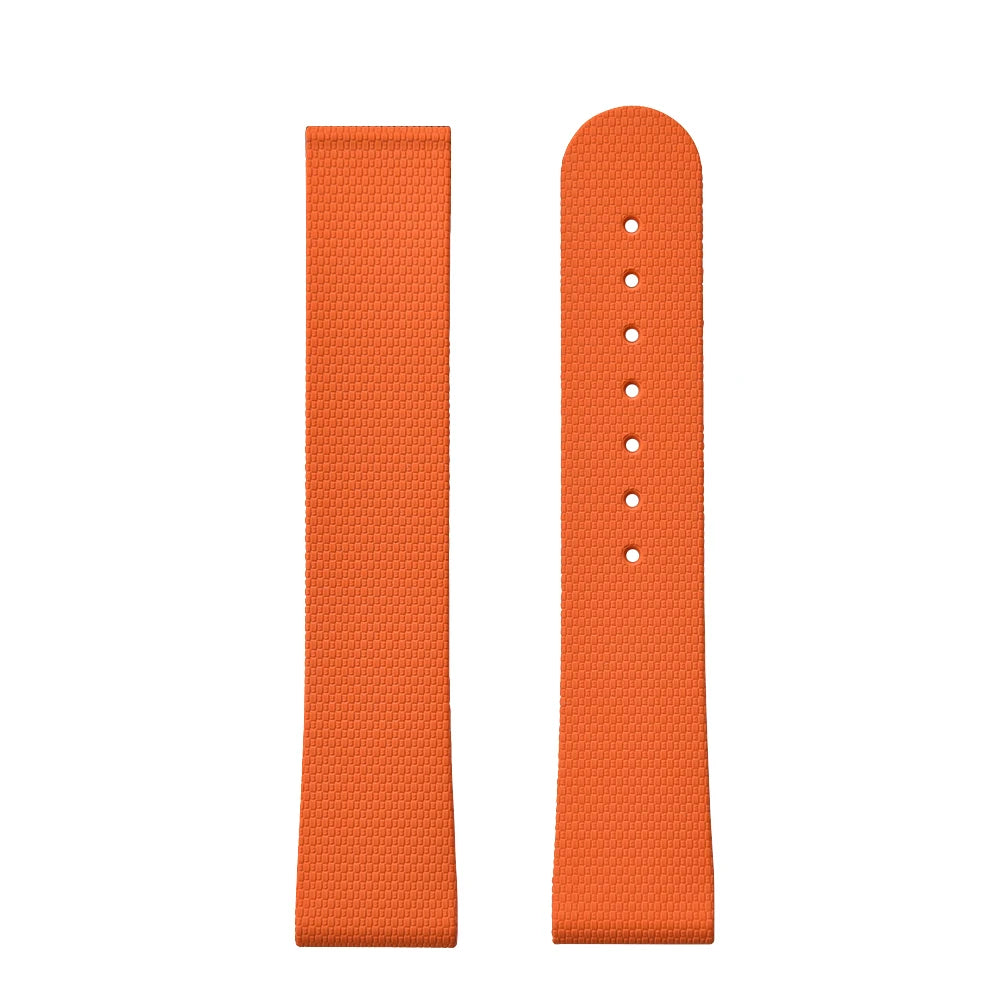STAPELP suitable for Omega Swatch 20mm universal watch straps Black Blue FKM Rubber Quick Release Watch Band with Omega Folding Clasp