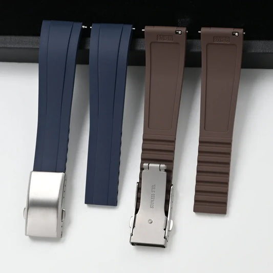 Bracelet CTS pour Rolex Water Ghost pour Omega 20mm 22mm Bracelet universel en Silicone liquide Bracelet de montre de plongée Sport pour couper à la taille