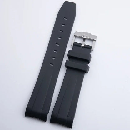 Watch strap for Longines Hydroconquest L3 Conquest, soft rubber sport diving strap, L3.742/644, 21mm