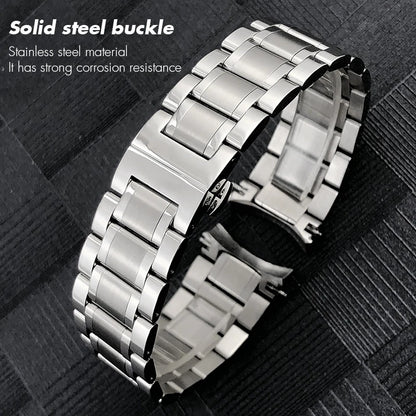 Bracelet de montre en acier inoxydable de haute qualité, 19mm 20mm 21mm, pour Longines L2 L2.628 673 518 793 755 Master 13mm 15mm 18mm