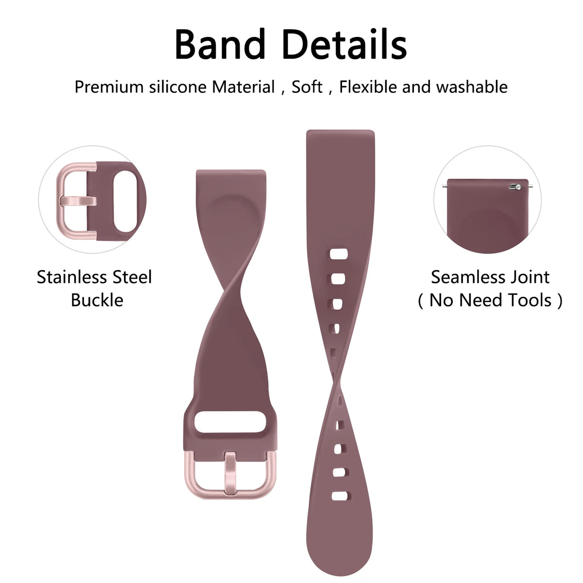 Bracelet 20mm pour Samsung Galaxy Watch 7 6 5 4 40/44mm, pour Galaxy Watch 4 6 Classic/Active 2/5Pro/Watch 3 41mm
