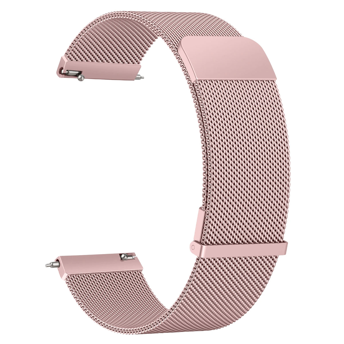 Bande magnétique milanaise 20mm pour Bracelet de musique Garmin Vivoactive 6 5 3 pour Bracelet Garmin Venu Sq 2 Plus/Forerunner 55/165/245/645
