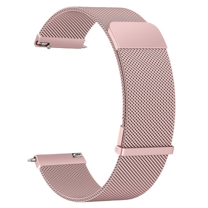 Bande magnétique milanaise 20mm pour Bracelet de musique Garmin Vivoactive 6 5 3 pour Bracelet Garmin Venu Sq 2 Plus/Forerunner 55/165/245/645