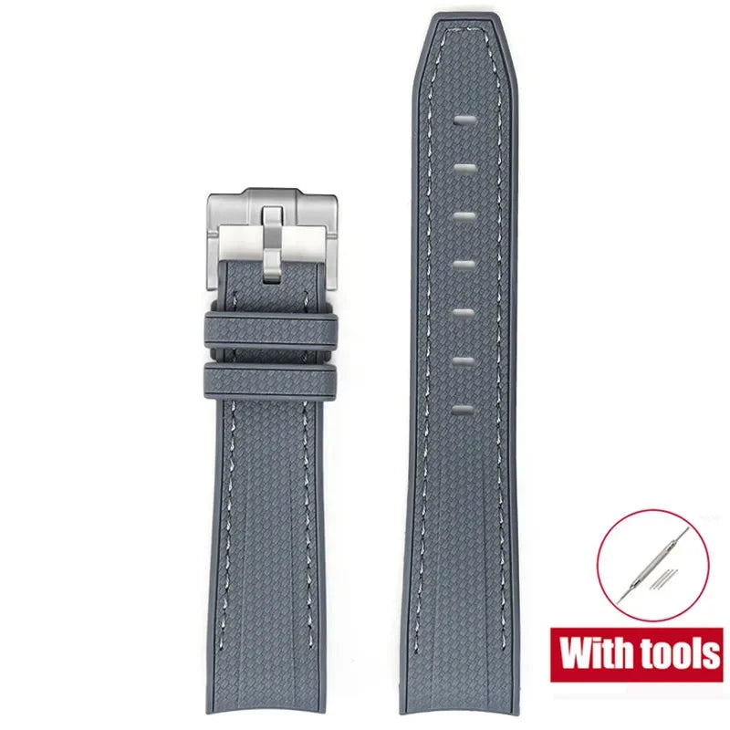 Bracelet de plongée Joint MoonSwatch 20mm pour Omega X Swatch hommes femmes Arc extrémité incurvée Bracelet en caoutchouc TPU pour outils de Bracelet de montre Rolex