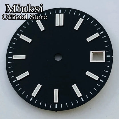 ATA UKSI-Cadran de Montre Lumineux, Noir, Rouge, Bleu, Rose, Jaune, Stérile, Adapté au Mouvement NH35, 29mm