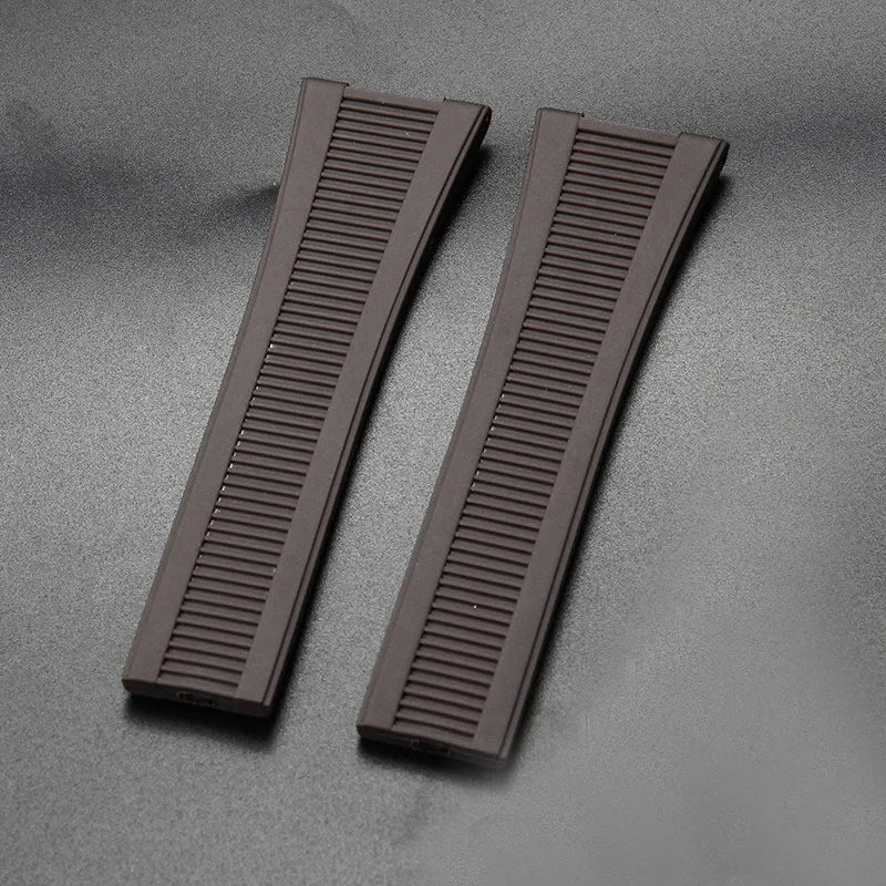 High Quality Watch Strap for Patek Philippe Nautilus Series 5711/5712/5980, Waterproof Silicone Watchband, 25-13mm Butterfly Buckle