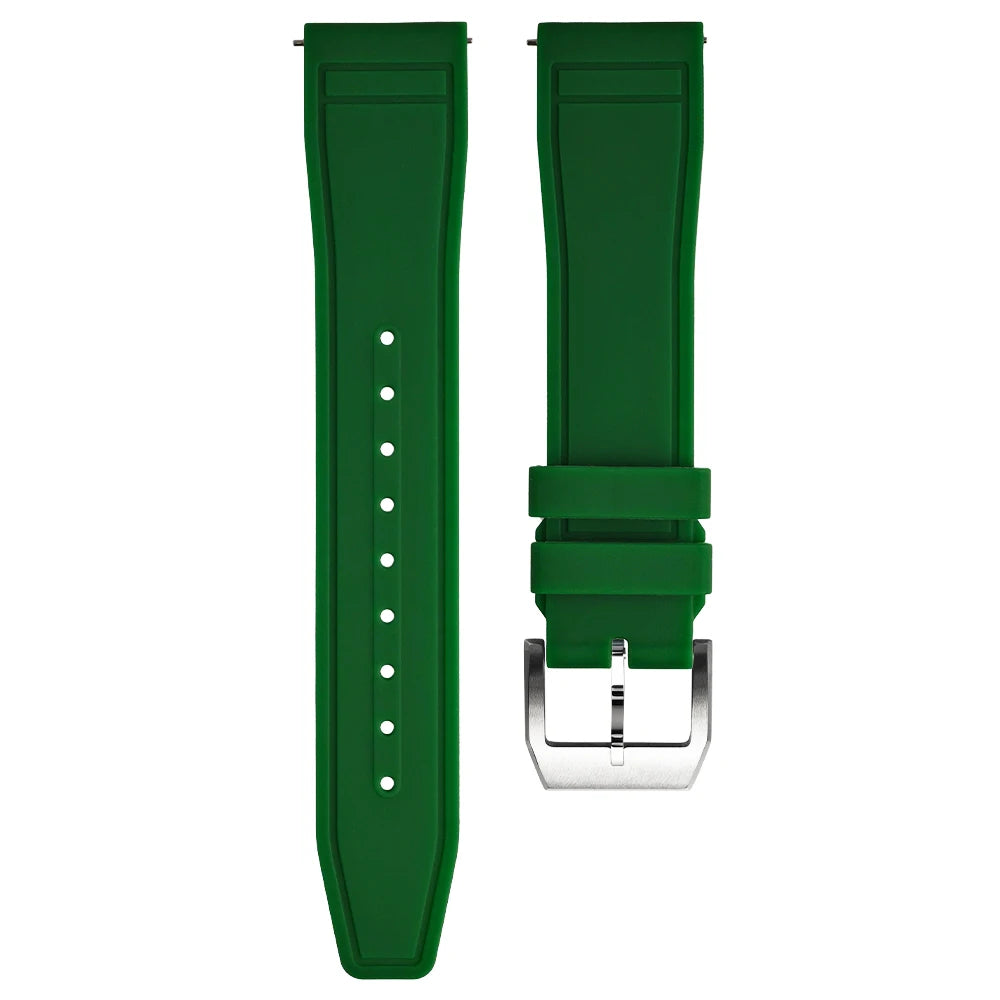 Cinturino per orologio in gomma naturale 20 mm 21 mm 22 mm per IWC Big Pilot's Mark XX IW3282 IW3881 Cinturino in silicone colorato a sgancio rapido