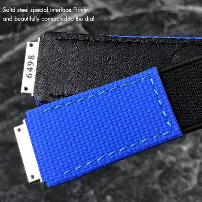 Cinturino per orologio in nylon elastico e fluorocaucciù per Richard Mille RM67-01 67-02 RM011 RM030 RM59-01 RM007 035, cinturino personalizzato FMK fai da te