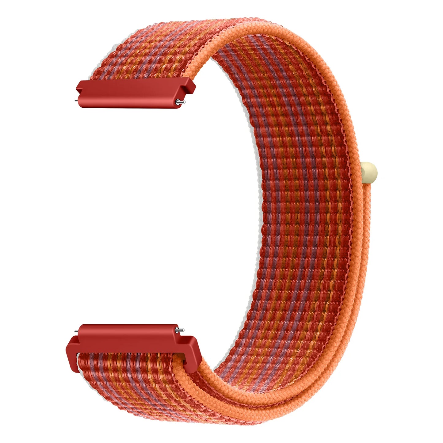 Bracelet à boucle en Nylon pour Amazfit Bip 6/5/GTS 4/3/2/2e/Mini/GTR 42mm/47mm/GTR 4/3 Pro Sport, 20mm/22mm, 2 bandes