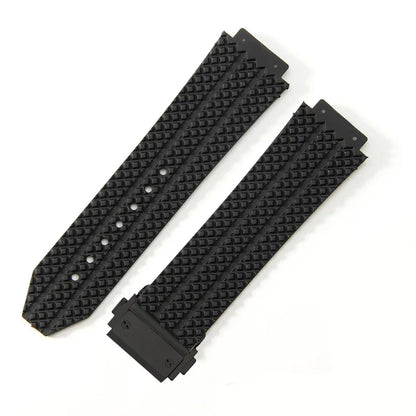 For Hublot BIGBANG Classic Fusion Leather Silicone Rubber Suede Watch Strap Dedicated Interface Lug System Band 26*19mm Bracelet