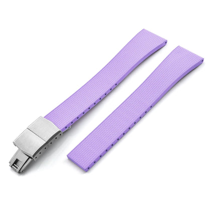 Delugs 20mm FKM Rubber CTS Watch Straps with Butterfly Buckle 4 Colors, Unique Texture, Quick Release for Brand Watches