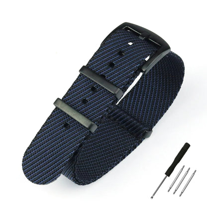 Cinturino per orologio in Nylon 20mm 22mm, cinturino a righe, cinturino di ricambio, accessori militari per cinturini orologio T-udor