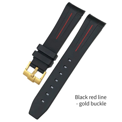 Bracelet de montre pour Rolex Submariner en caoutchouc - Premium